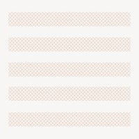 Grid pattern brush, beige seamless design vector, compatible with AI