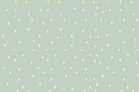 Green polka dot background, cute simple pattern psd