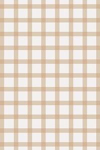 Brown plaid pattern background, aesthetic
