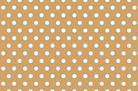 Seamless polka dot background, brown pattern vector