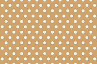 Cute polka dot background, brown pattern psd