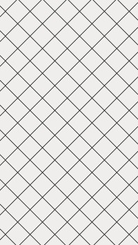 Crosshatch grid mobile wallpaper, gray pattern