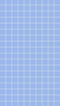 Grid pattern phone wallpaper, blue simple design