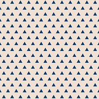 Tribal pattern background, geometric triangle in beige vector