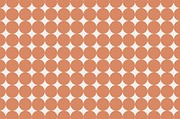 Aesthetic circle background, geometric pattern in orange vector
