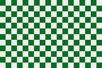 Green check pattern background, square geometric psd