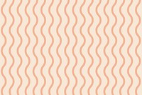 Seamless wave pattern background, beige abstract lines vector