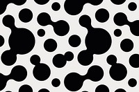 Abstract shape pattern background, circle liquid in black