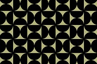 Abstract bauhaus background, retro pattern in green vector