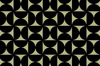 Abstract bauhaus background, retro pattern in green psd