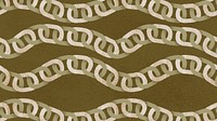 Abstract chain pattern HD wallpaper, earth tone aesthetic