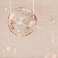 Soap bubble background, pink design illustration vector