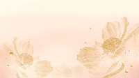 Pastel flower desktop wallpaper simple botanical design