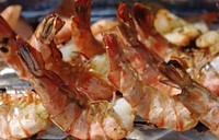 Free fried shrimps image, public domain food CC0 photo.