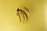 Free ripe yellow banana image, public domain fruit CC0 photo.