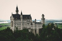 Neuschwanstein Castle, free public domain CC0 photo