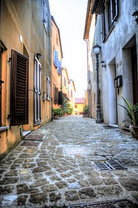 Free small street in Tavullia image, public domain place CC0 photo.