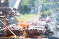 Free barbecue grilling meat image, public domain food CC0 photo.