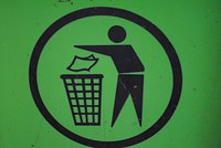 Free garbage disposal box image, public domain CC0 photo.