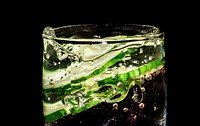 Cucumber slices in water closeup, free public domain CC0 photo