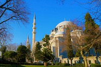 Suleymaniye Mosque in Istanbul, Turkey. 