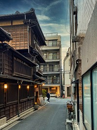Free traditional street in Tokyo image, public domain Japan CC0 photo.