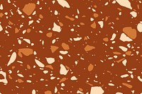 Red orange terrazzo seamless texture marble background