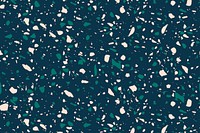 Navy terrazzo seamless texture background