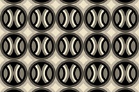 Retro pattern background, black abstract repeated circle design 