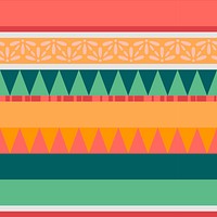 Tribal Mexican seamless pattern background