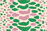 Snake pattern background pink & green seamless, social media banner psd