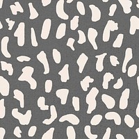 Deer pattern gray background seamless, social media post vector