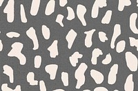 Deer pattern gray background seamless, social media banner