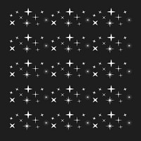 Sparkling star pattern illustrator brush, festive silver vector add-on set