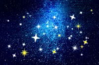 Starry night sky background, beautiful festive aesthetic galaxy wallpaper