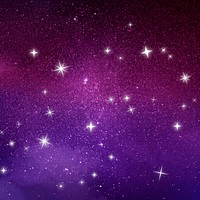 Glittering sky background, festive dark sky with sparkling stars design vector