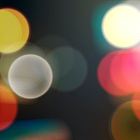 Colorful bokeh light background for social media post vector