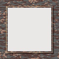 Army camouflage pattern frame background psd