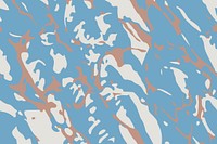 Modern camo print, blue pattern background pattern vector