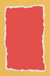 Red frame background, paper texture creative vector