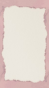 Paper texture frame mobile wallpaper, pink feminine background