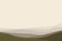 Mountains border background, nature landscape with texture vector