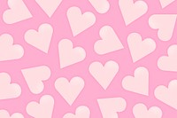 Valentine&rsquo;s background heart shape pattern psd