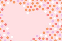 Cute pink background girl theme valentine&rsquo;s design