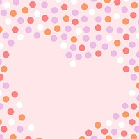 Cute pink background girly theme valentine’s design