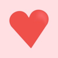 Love heart vector stickers, valentines design