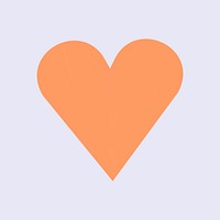 Heart shape psd stickers, valentine love design