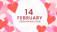 Valentine’s quotes desktop wallpaper psd heart design