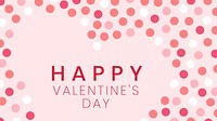 Happy Valentine's Day computer wallpaper vector heart design