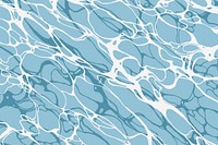 Blue water texture background design vector